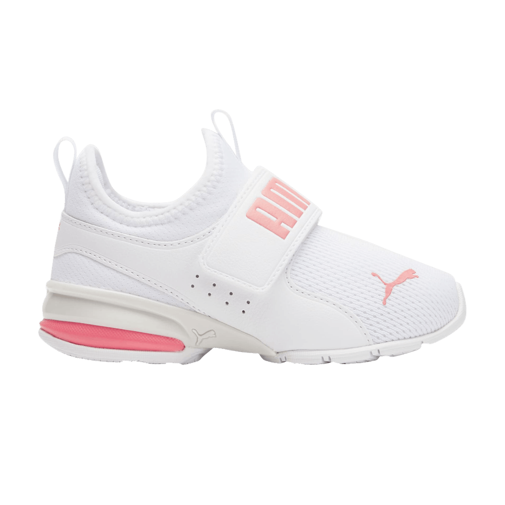 (Youth) Puma Axelion Slip-On 'White Carnation Pink' 376751-07