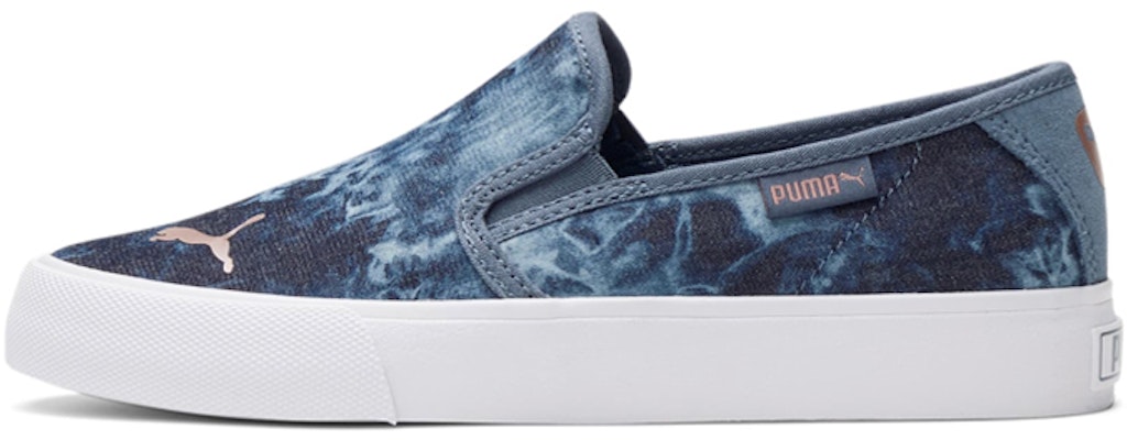 (Youth) Puma Bari Slip On 'Textile Indigo' 383957-01 Buy (Youth) Puma Bari Slip On 'Textile Indigo' 383957-01
