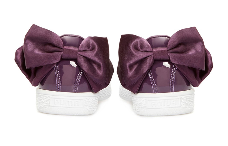 Order (PS) Zapatillas Puma Basket Bow Glam Jr Moradas Casual Niñas. 368224-02