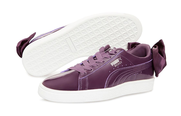 Lookbook (PS) Zapatillas Puma Basket Bow Glam Jr Moradas Casual Niñas. 368224-02