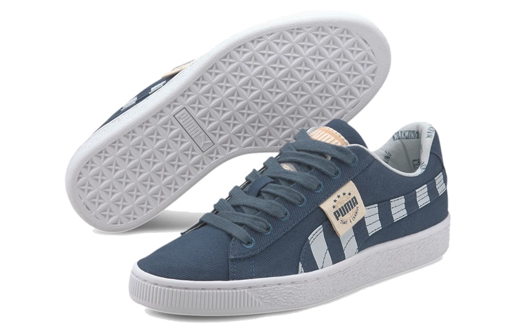 Shop (JR) Puma Basket Canvas Jr ''Time 4 Change - Donker Denim'' 372862-02