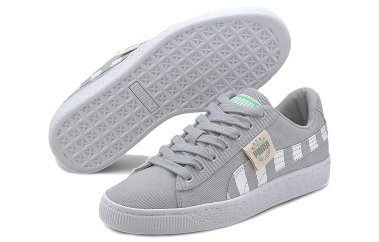 Order (JR) Puma Basket Canvas Jr ''Time 4 Change - High Rise'' Sneakers 372862-03