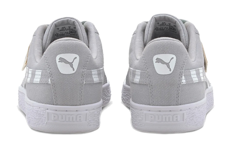 Shop (JR) Puma Basket Canvas Jr ''Time 4 Change - High Rise'' Sneakers 372862-03