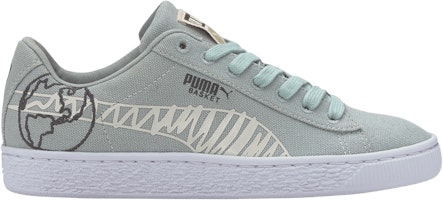 (Youth) Puma Basket Canvas Winter Jr 'Time 4 Change - Aqua Grey' 374300-03 (Youth) Puma Basket Canvas Winter Jr 'Time 4 Change - Aqua Grey' 374300-03