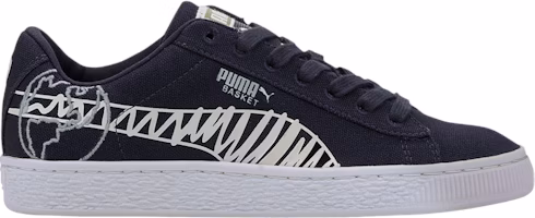 (Youth) Puma Basket Canvas Winter Jr 'Time 4 Change - Peacoat' 374300-02 (Youth) Puma Basket Canvas Winter Jr 'Time 4 Change - Peacoat' 374300-02