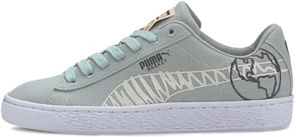 (Youth) Puma Basket Canvas Winter Jr 'Time 4 Change - Aqua Grey' 374300-03 (Youth) Puma Basket Canvas Winter Jr 'Time 4 Change - Aqua Grey' 374300-03