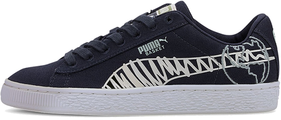(Youth) Puma Basket Canvas Winter Jr 'Time 4 Change - Peacoat' 374300-02 Buy (Youth) Puma Basket Canvas Winter Jr 'Time 4 Change - Peacoat' 374300-02