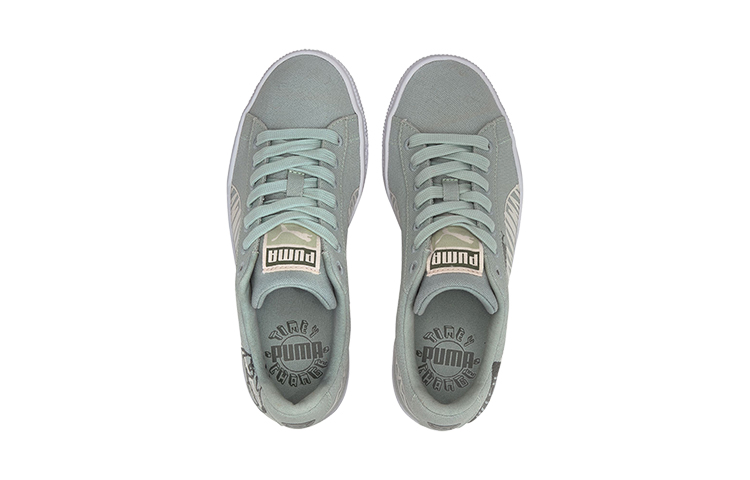 Lookbook (JR) Puma Basket Canvas Winter Jr ''Time 4 Change - Gris Aqua'' 374300-03