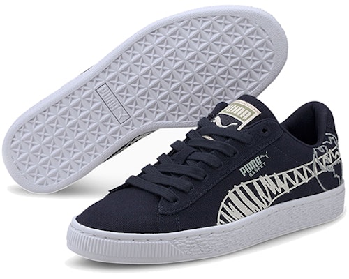 (Youth) Puma Basket Canvas Winter Jr 'Time 4 Change - Peacoat' 374300-02 Purchase (Youth) Puma Basket Canvas Winter Jr 'Time 4 Change - Peacoat' 374300-02