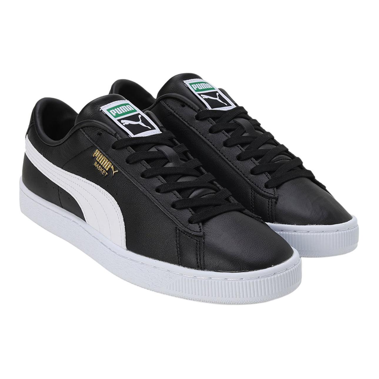 Lookbook 大童 PUMA Basket Classic Xxi 休閒 低筒 兒童板鞋 黑白