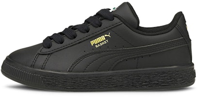 中童 PUMA Basket Classic XXI 低筒 兒童板鞋 黑金 Buy 中童 PUMA Basket Classic XXI 低筒 兒童板鞋 黑金