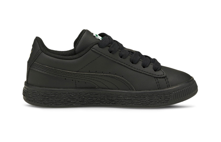 (PS) Puma Basket Classic 21 Little Kid 'Triple Black' 圖 2