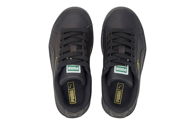 (PS) Puma Basket Classic 21 Little Kid 'Triple Black' 圖 3