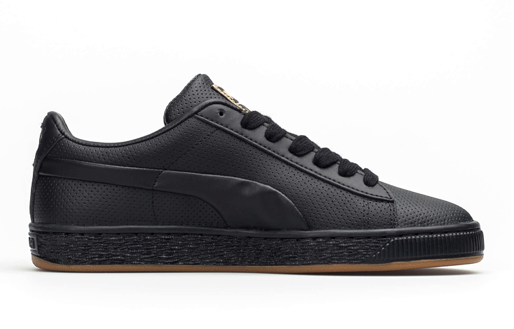 (Youth) Puma Basket Classic Gum Low 'Black' 圖 2