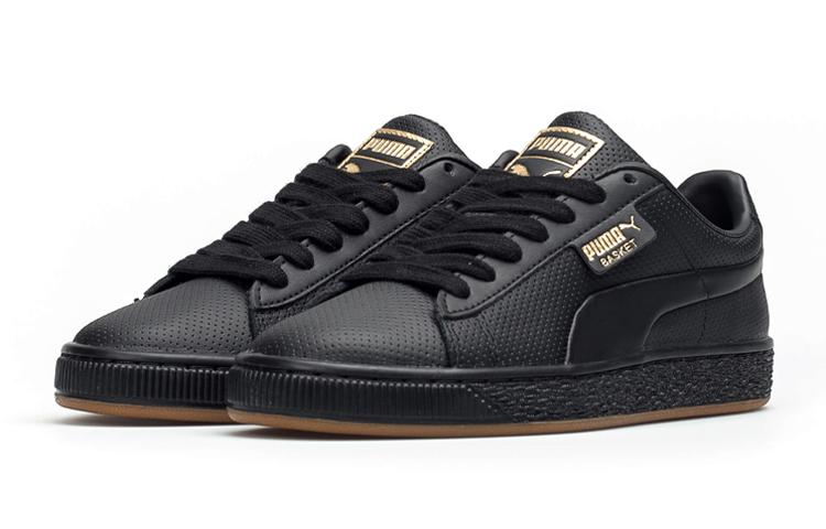 (Youth) Puma Basket Classic Gum Low 'Black' 圖 3