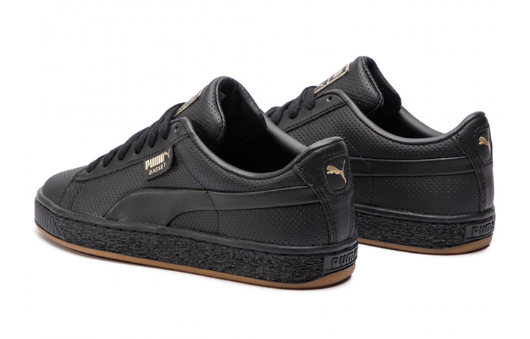 (Youth) Puma Basket Classic Gum Low 'Black' 圖 4