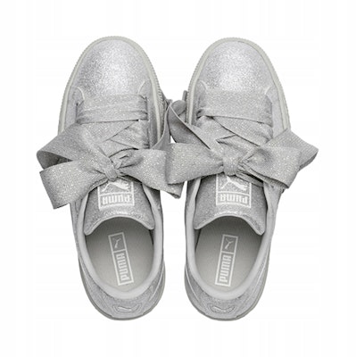 (Preschool) Puma BASKET HEART HOLIDAY GLAMOUR JR 'Silver' 367630-03 Lookbook (Preschool) Puma BASKET HEART HOLIDAY GLAMOUR JR 'Silver' 367630-03