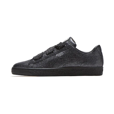 (PS) Puma BASKET HEART HOLIDAY GLAMOUR JR 'Black'