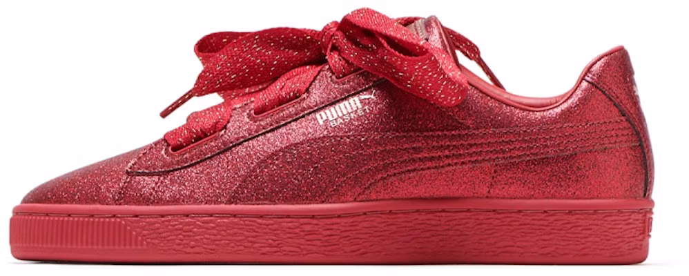 (JR) Puma Basket Heart Zilveren Lage Sneakers Rood 367630-01 Buy (JR) Puma Basket Heart Zilveren Lage Sneakers Rood 367630-01