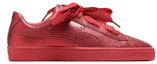 Order (JR) Puma Basket Heart Zilveren Lage Sneakers Rood 367630-01