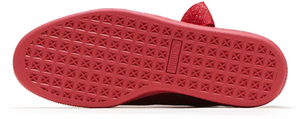 (JR) Puma Basket Heart Zilveren Lage Sneakers Rood 367630-01 Purchase (JR) Puma Basket Heart Zilveren Lage Sneakers Rood 367630-01