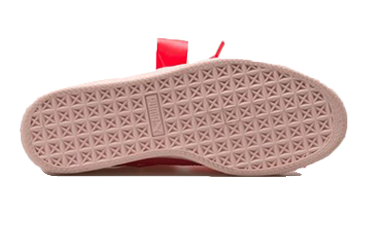 (Youth) Puma Basket Heart Tween Casual Sneakers Pink 圖 5