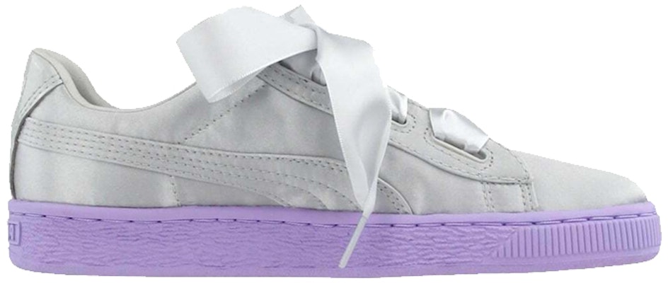 (JR) 彪马Basket Heart Tween '银紫' 女童鞋 365141-02 Order (JR) 彪马Basket Heart Tween '银紫' 女童鞋 365141-02