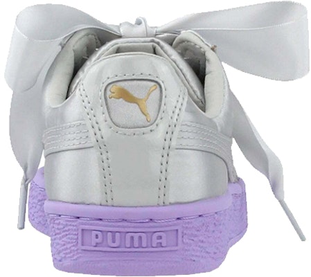 (JR) 彪马Basket Heart Tween '银紫' 女童鞋 365141-02 Shop (JR) 彪马Basket Heart Tween '银紫' 女童鞋 365141-02