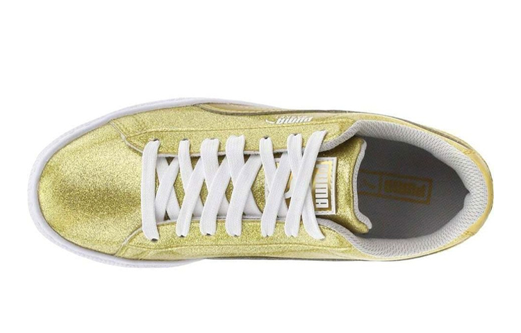 Lookbook (JR) 彪马Basket Metallic Jr '金色漆面' 369549-01