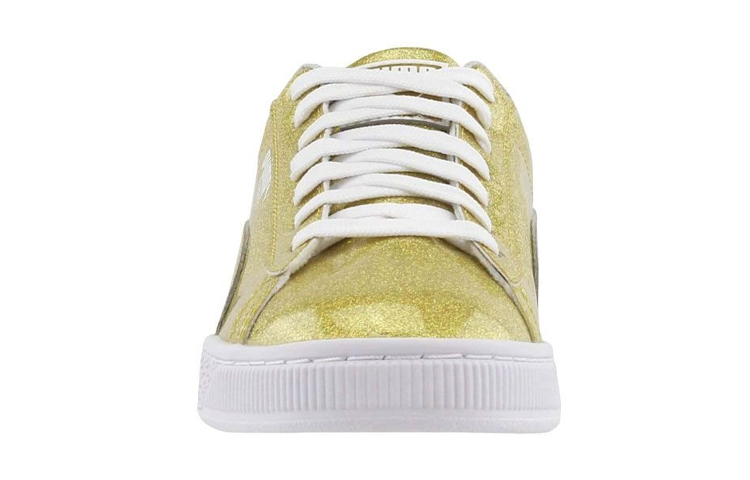 Shop (JR) 彪马Basket Metallic Jr '金色漆面' 369549-01