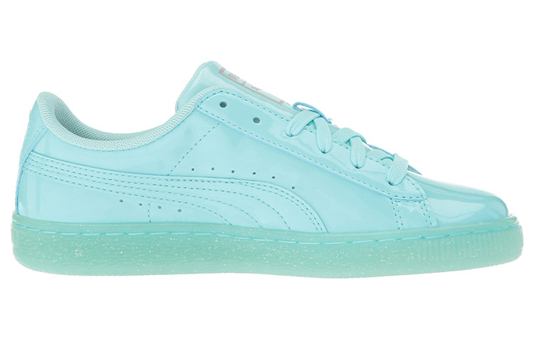 (Youth) Puma Basket Patent Iced 'Mint Green Glitter' 圖 2