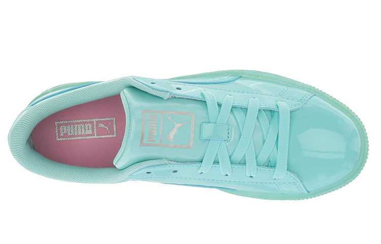 (Youth) Puma Basket Patent Iced 'Mint Green Glitter' 圖 3