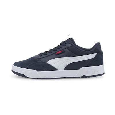 (Youth) Puma C-Skate Casual Board Shoes Blue/White