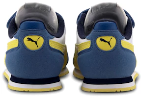 Purchase 中童 PUMA Cabana Racer 低筒 兒童跑步鞋 藍黃