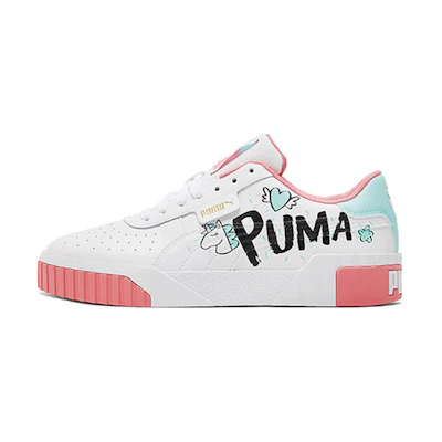 (PS) Puma Cali Unicorn K Shoes White/Green/Pink