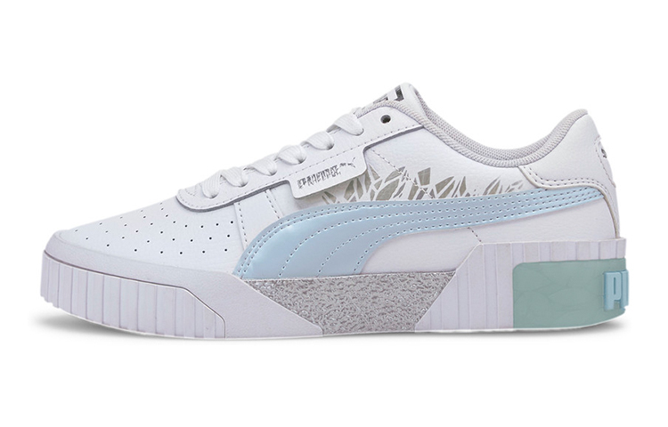 (Youth) Puma Cali Arctic Casual Board Shoes White/Blue 373157-01