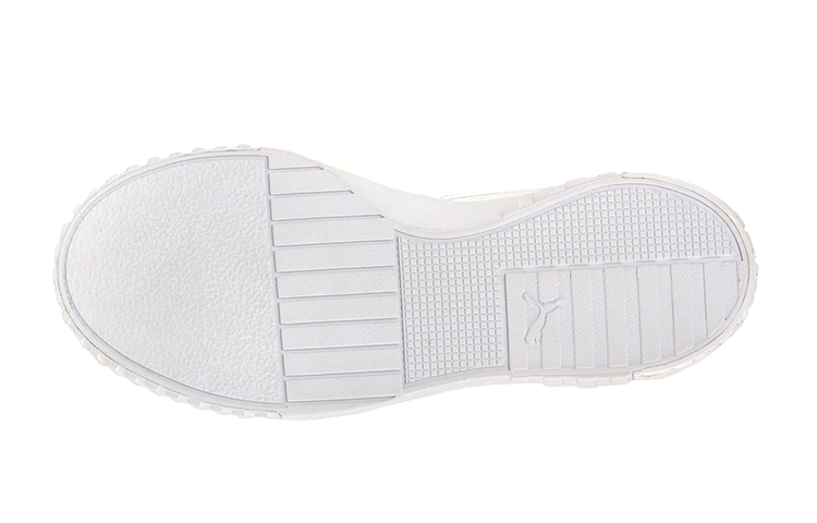 Shop 大童 PUMA Cali Patent 低筒 兒童板鞋 白色