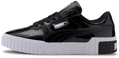 (Youth) Puma Cali Patent Casual Board Shoes Black/White 372528-02 (Youth) Puma Cali Patent Casual Board Shoes Black/White 372528-02