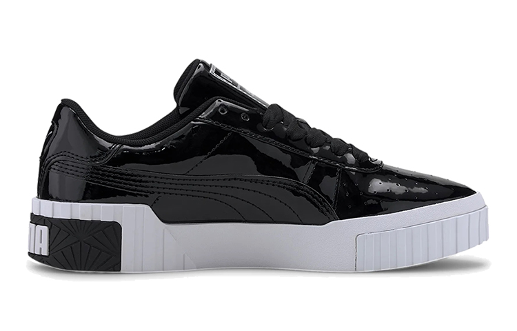 Order (JR) Puma Cali Patent Freizeitschuhe Schwarz/Weiß 372528-02