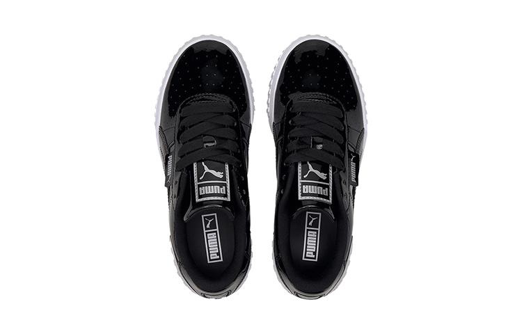Lookbook (JR) Puma Cali Patent Freizeitschuhe Schwarz/Weiß 372528-02