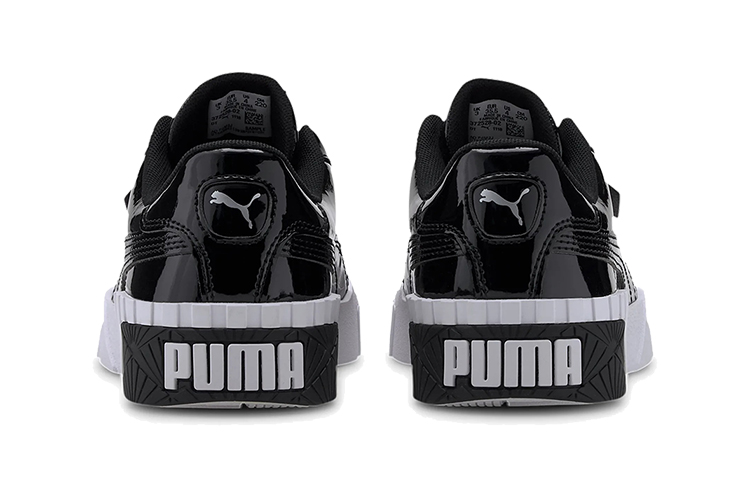 Shop (JR) Puma Cali Patent Freizeitschuhe Schwarz/Weiß 372528-02
