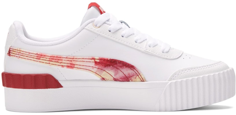 (Youth) Puma Carina Lift JR 'Watercolor White Red' 382215-01 Order (Youth) Puma Carina Lift JR 'Watercolor White Red' 382215-01
