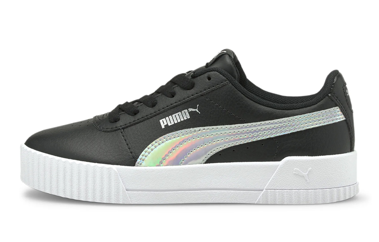 Buy 大童 PUMA Carina Rainbow JR 休閒 輕便耐磨 低幫 兒童板鞋 黑