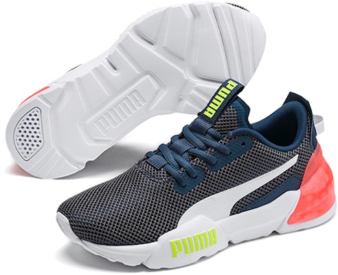 (Youth) Puma Cell Phase Low Top Running Shoes Black/White/Orange 192830-04 Purchase (Youth) Puma Cell Phase Low Top Running Shoes Black/White/Orange 192830-04