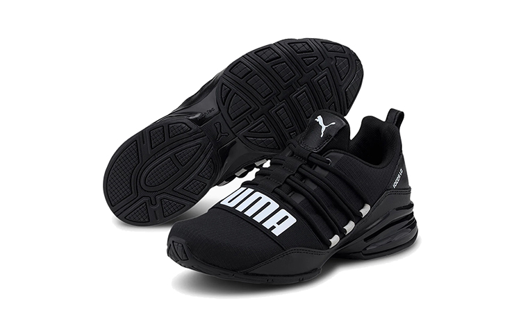 (Youth) Puma Cell Regulate Jr Low Running Shoes Black/White 圖 5