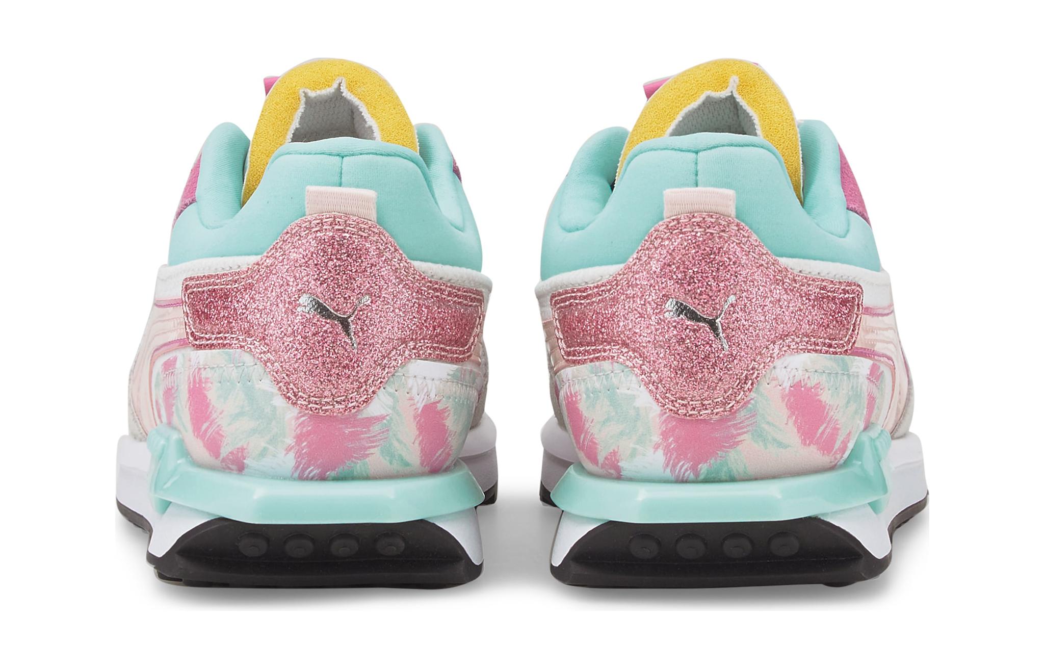 Shop (JR) Puma City Rider Fly-Mingo ''Bianco Rosa'' 385638-01