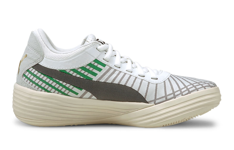 Order (Youth) Puma Clyde All-Pro Basketball 'Grey Black Green' 194367-09