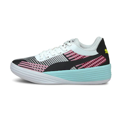 (Youth) Puma Clyde All Pro Basketball Low 'White Blue'