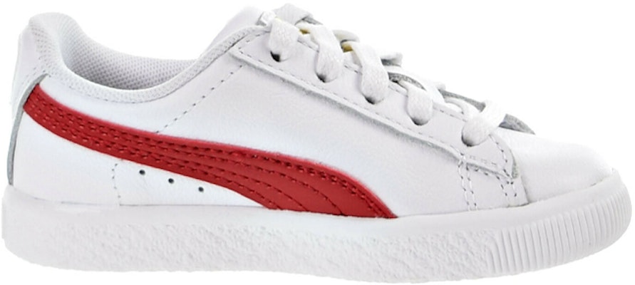 (Youth) Puma Clyde Core L Foil Kid's 'White Red' 364663-04 Order (Youth) Puma Clyde Core L Foil Kid's 'White Red' 364663-04