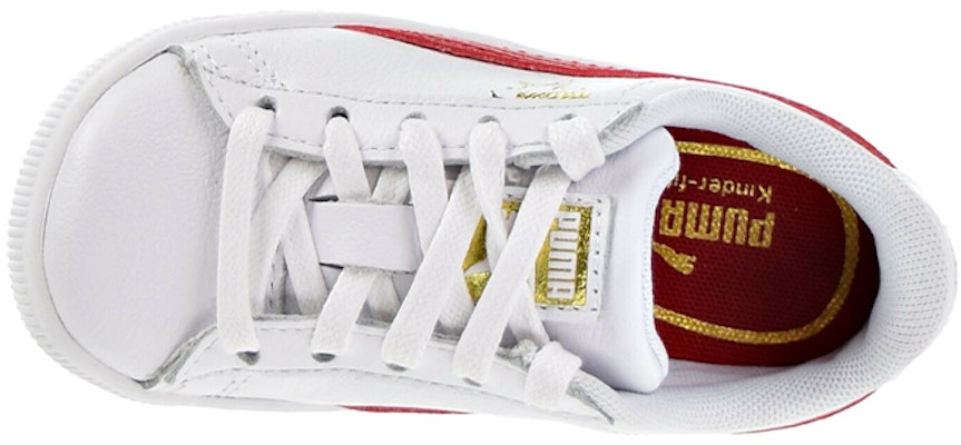 (Youth) Puma Clyde Core L Foil Kid's 'White Red' 364663-04 Lookbook (Youth) Puma Clyde Core L Foil Kid's 'White Red' 364663-04